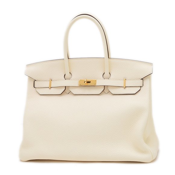 Hermes Hermès Birkin 35 Handbag, Togo Nata, Gold Hardware, U Stamp - Picture 1 of 7